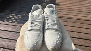 Louis Vuitton LV Trainer '54' White Red Sneaker, Cheap Stclaircomo Jordan  outlet