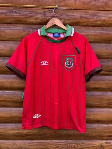 Soccer Jersey × Umbro × Vintage VINTAGE WALES NATI