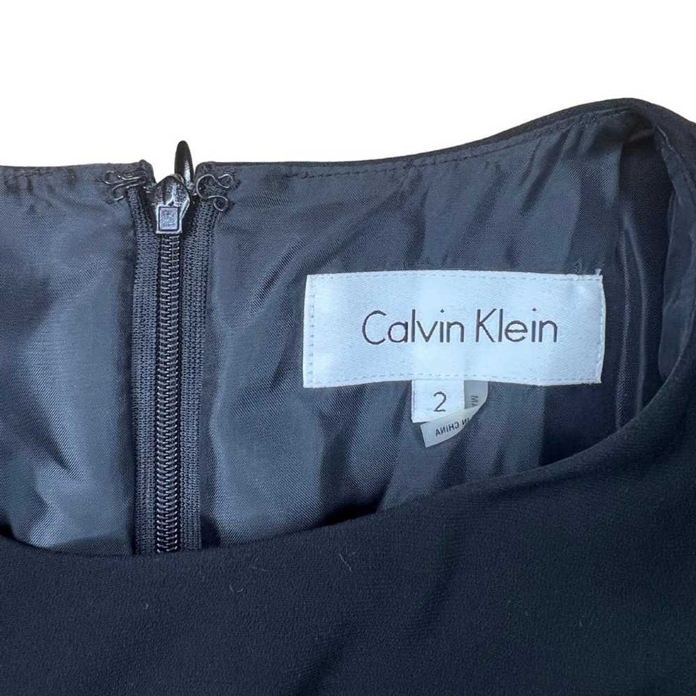 Calvin Klein Calvin Klein Sleeveless Black Sheath… - image 3