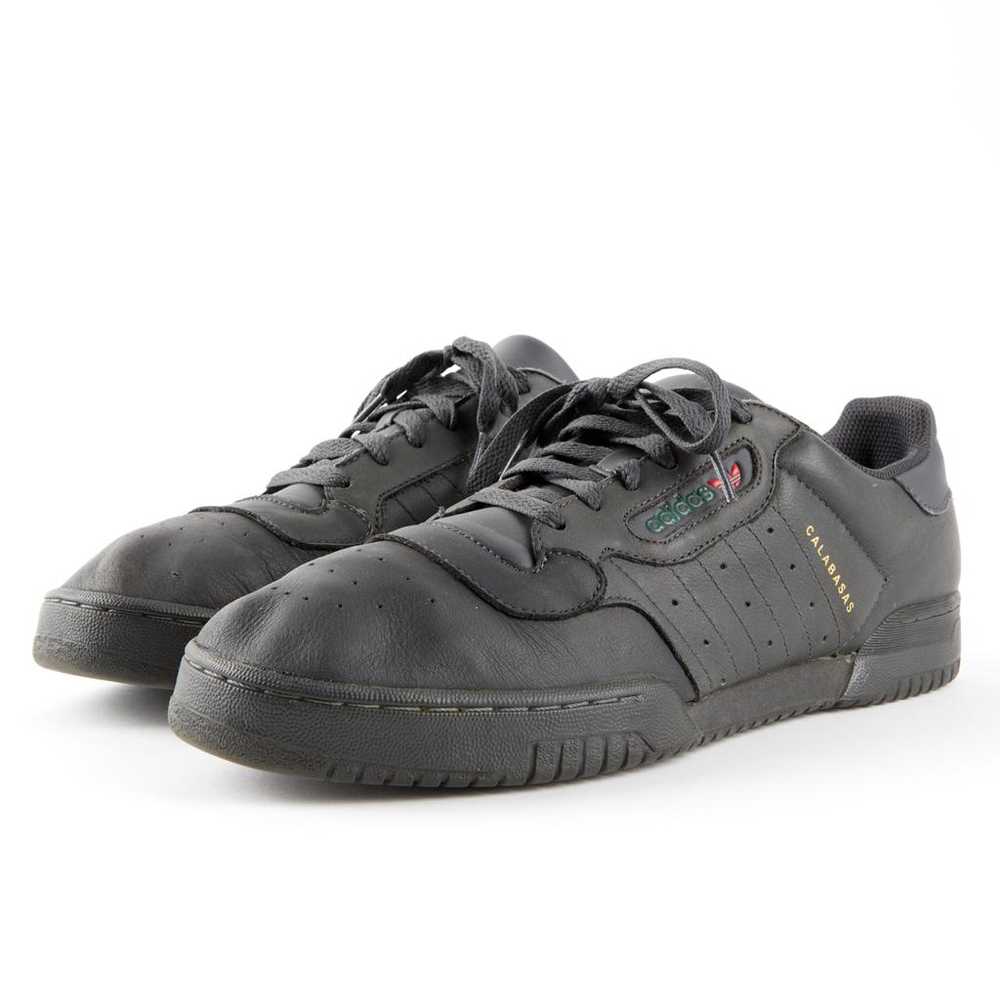 Yeezy x Adidas Powerphase leather low trainers - image 2