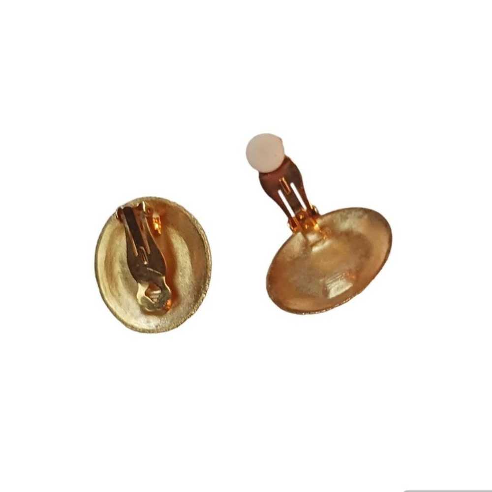 Jewelry Vintage Clip-On Earrings - image 2