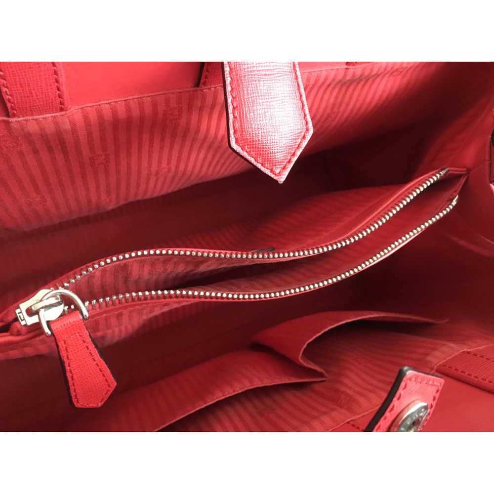 Fendi 2Jours leather handbag - image 9