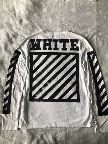 Off-White Off White Brush Diagonal Shirt