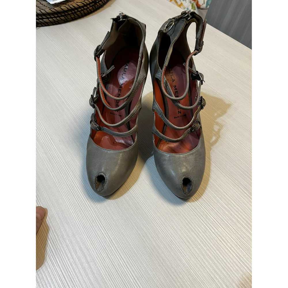Paula Mendoza Vegan leather heels - image 3