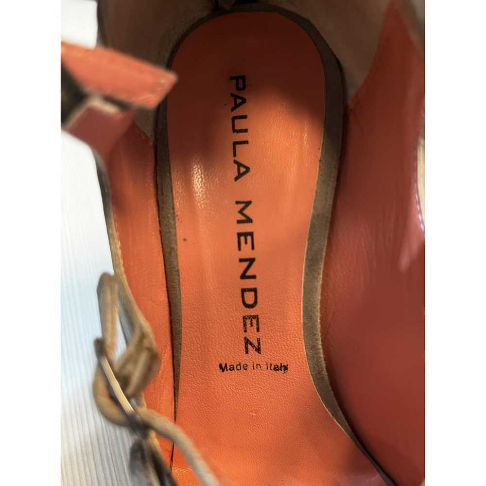 Paula Mendoza Vegan leather heels - image 8