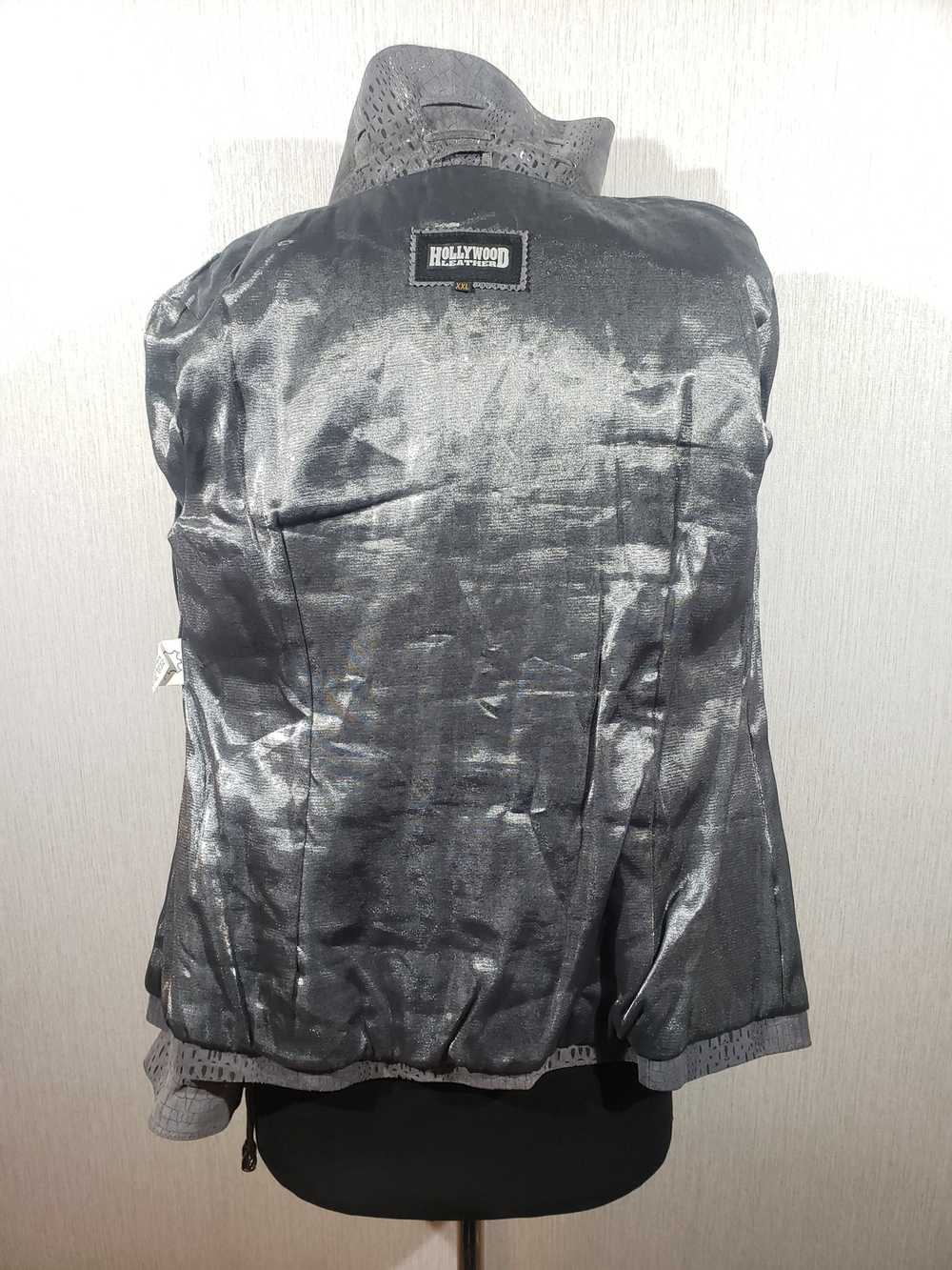 Italian Designers × Rare Noble leather jacket wit… - image 7