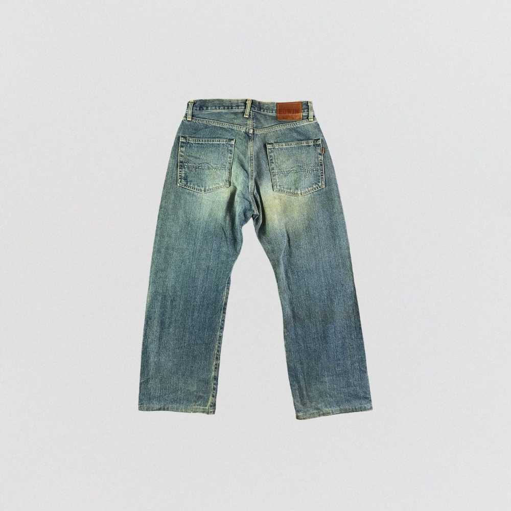 Edwin × Vintage Vintage Blue Wash Edwin 505 Selve… - image 2