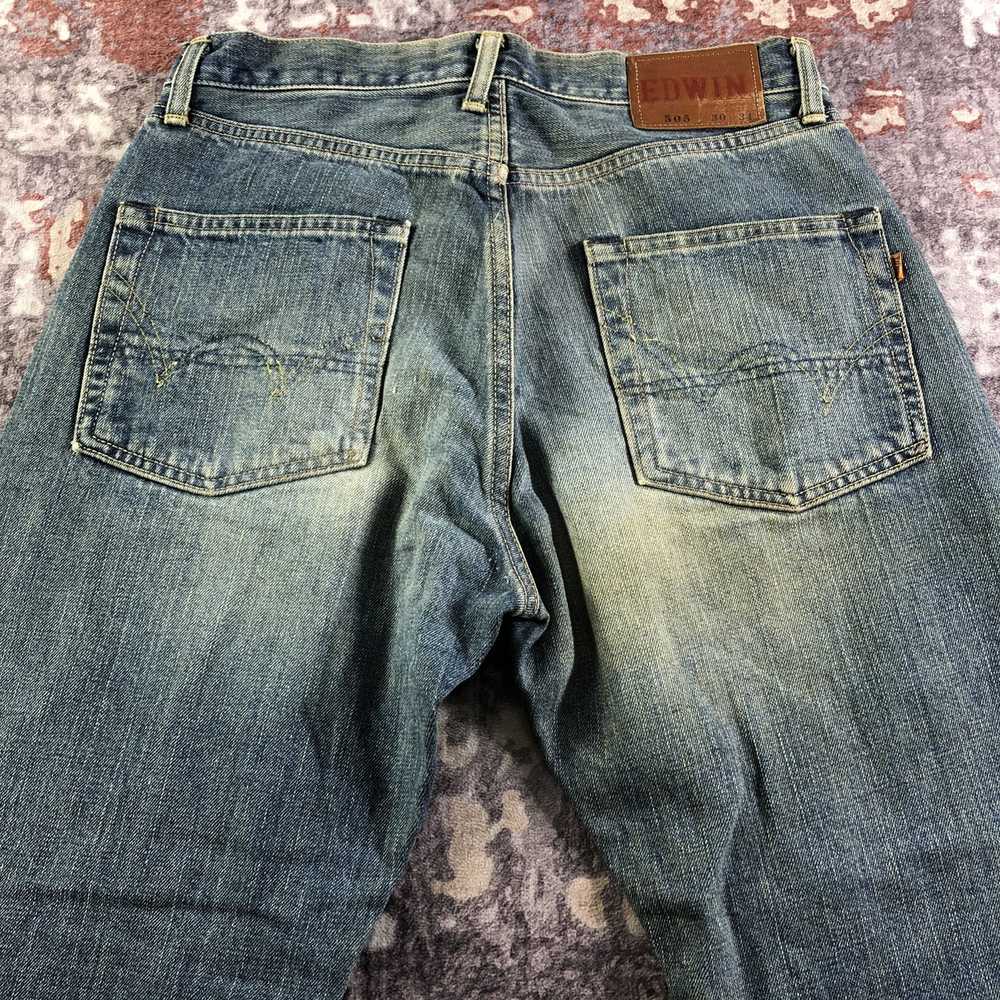 Edwin × Vintage Vintage Blue Wash Edwin 505 Selve… - image 4