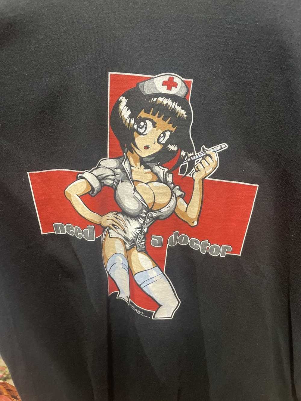 Vintage T-shirt Vintage Anime I need a doctor - L - image 6