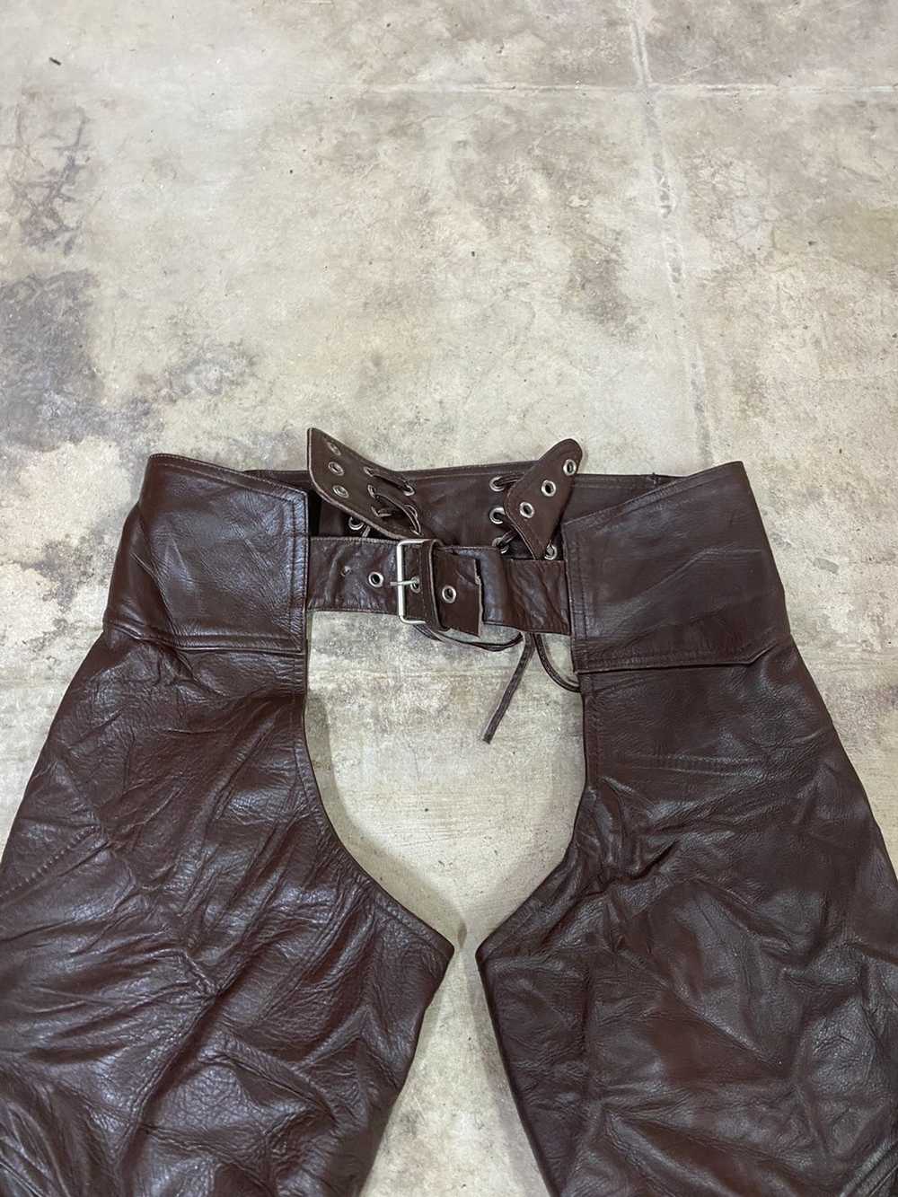 Genuine Leather × Harley Davidson × Wings + Horns… - image 2