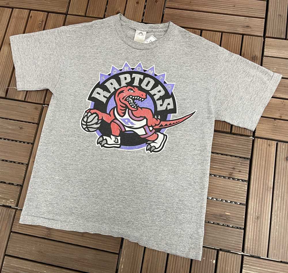 Vintage Toronto Raptors Vintage Y2K Grey T-Shirt … - image 3