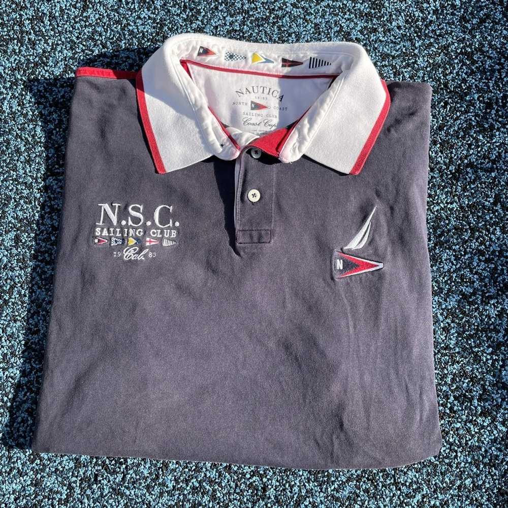 Nautica × Vintage Vintage 90s Nautica Sailing Clu… - image 2