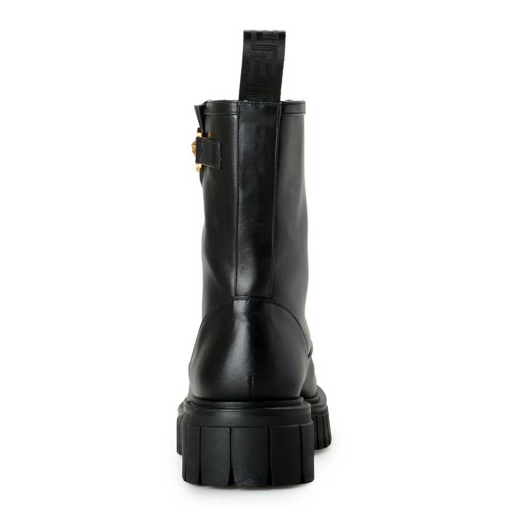 Versace Leather buckled boots - image 3