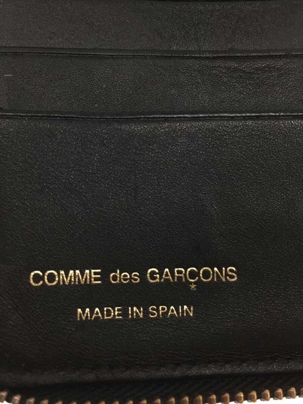 Comme des Garcons Wallets Black Bi-fold Leather Z… - image 3