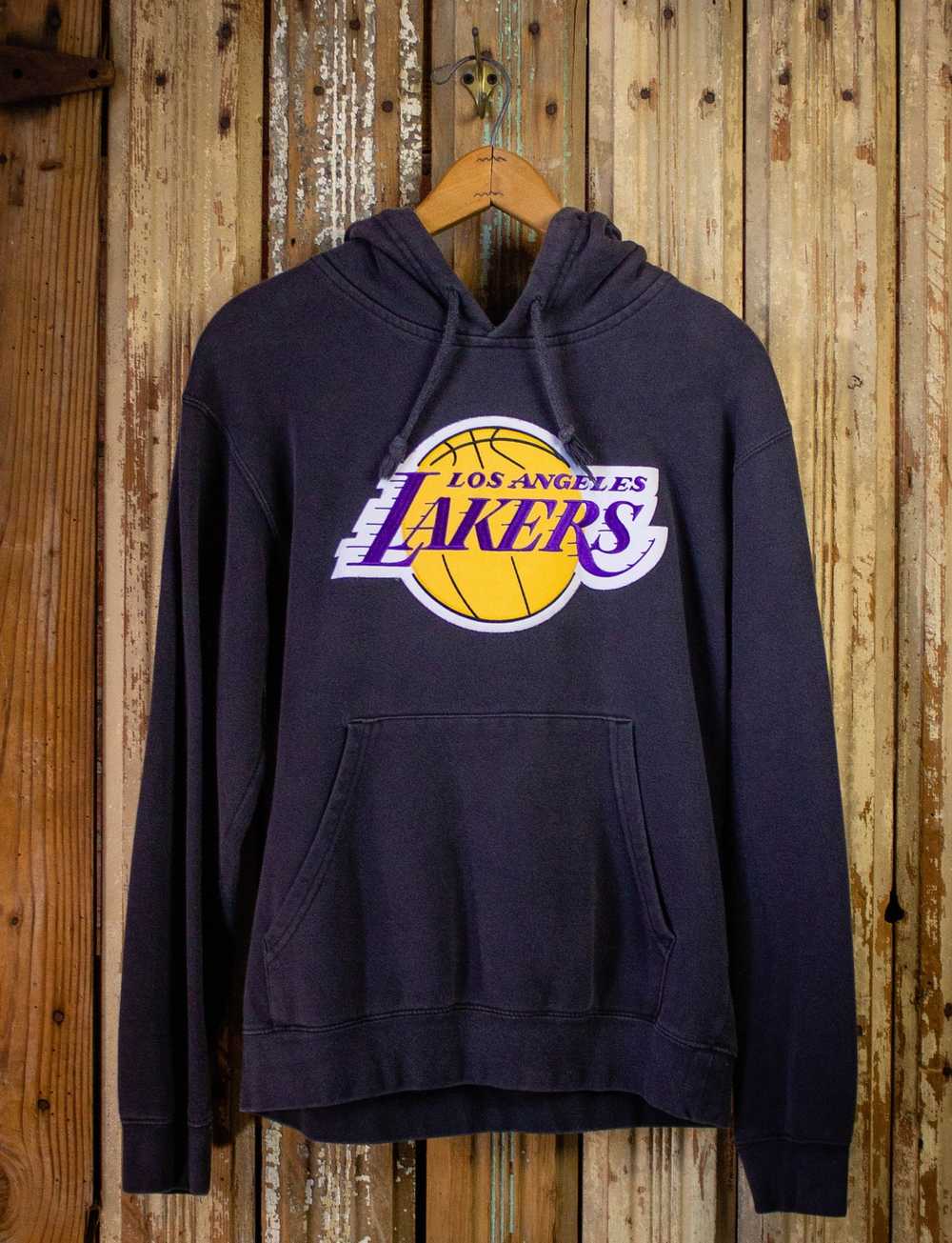 Vintage Los Angeles Lakers Hoodie Black - image 1