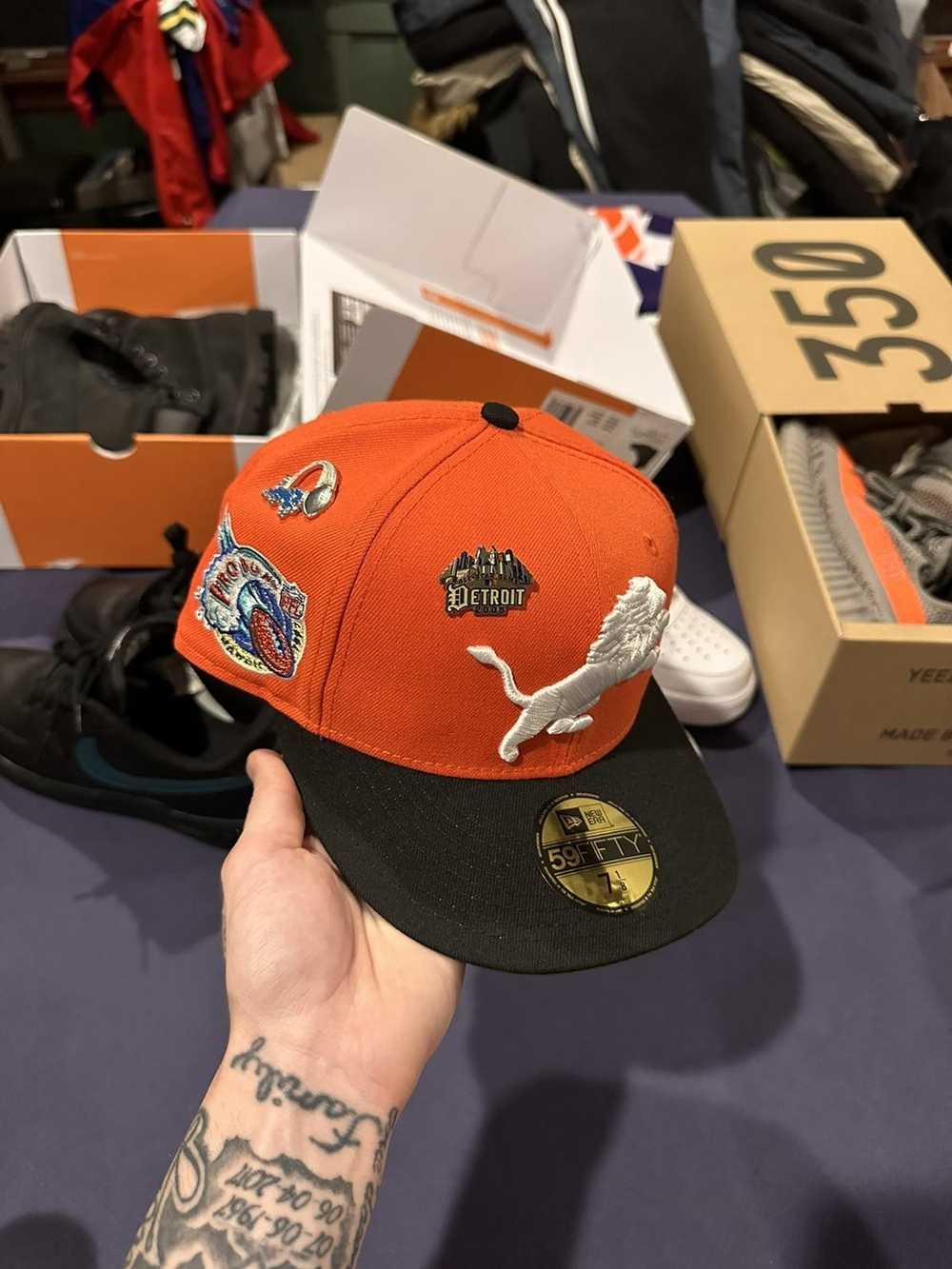 New Era x Just Don 59FIFTY Detroit Lions Hat 7 1/8