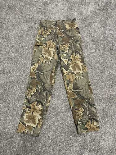 Mens Cargo Camo Pants Multi Pocket Lightweight Army Regular Fit Camo Green  42x30 