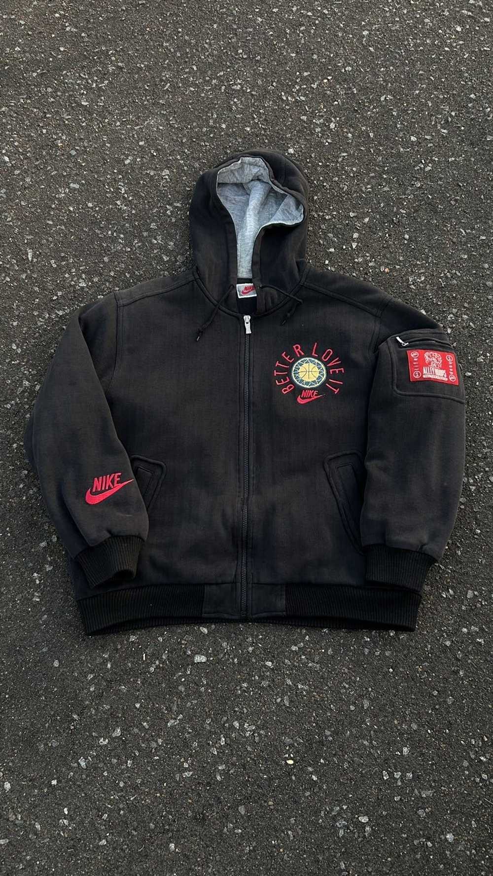Bomber Jacket × Nike × Vintage Vtg nike jacket al… - image 7