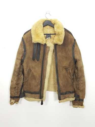 Avirex × Made In Usa × Sheepskin Coat AVIREX LTD V