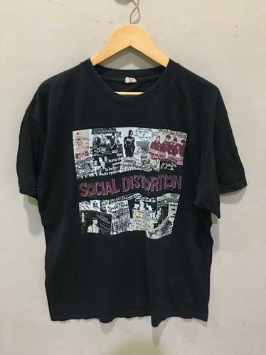 Rock Band × Rock T Shirt Social Distortion Promo a