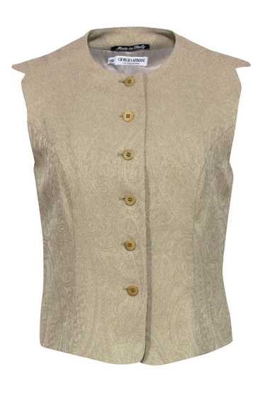 Giorgio Armani - Vintage Beige Vest Sz 8