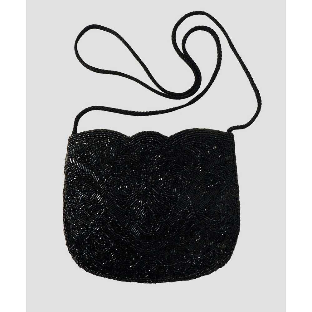 Other Carla Marchi Black Beaded Bag Evening Cockt… - image 1