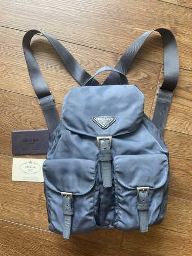 Prada Prada Blue Nylon Backpack