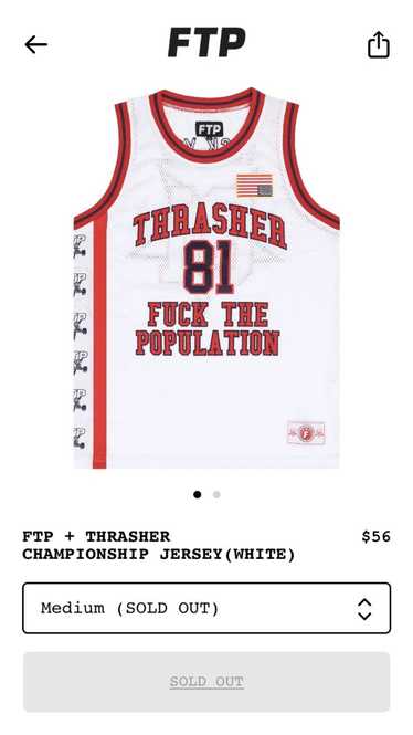 Fuck The Population FTP Thrasher Jersey