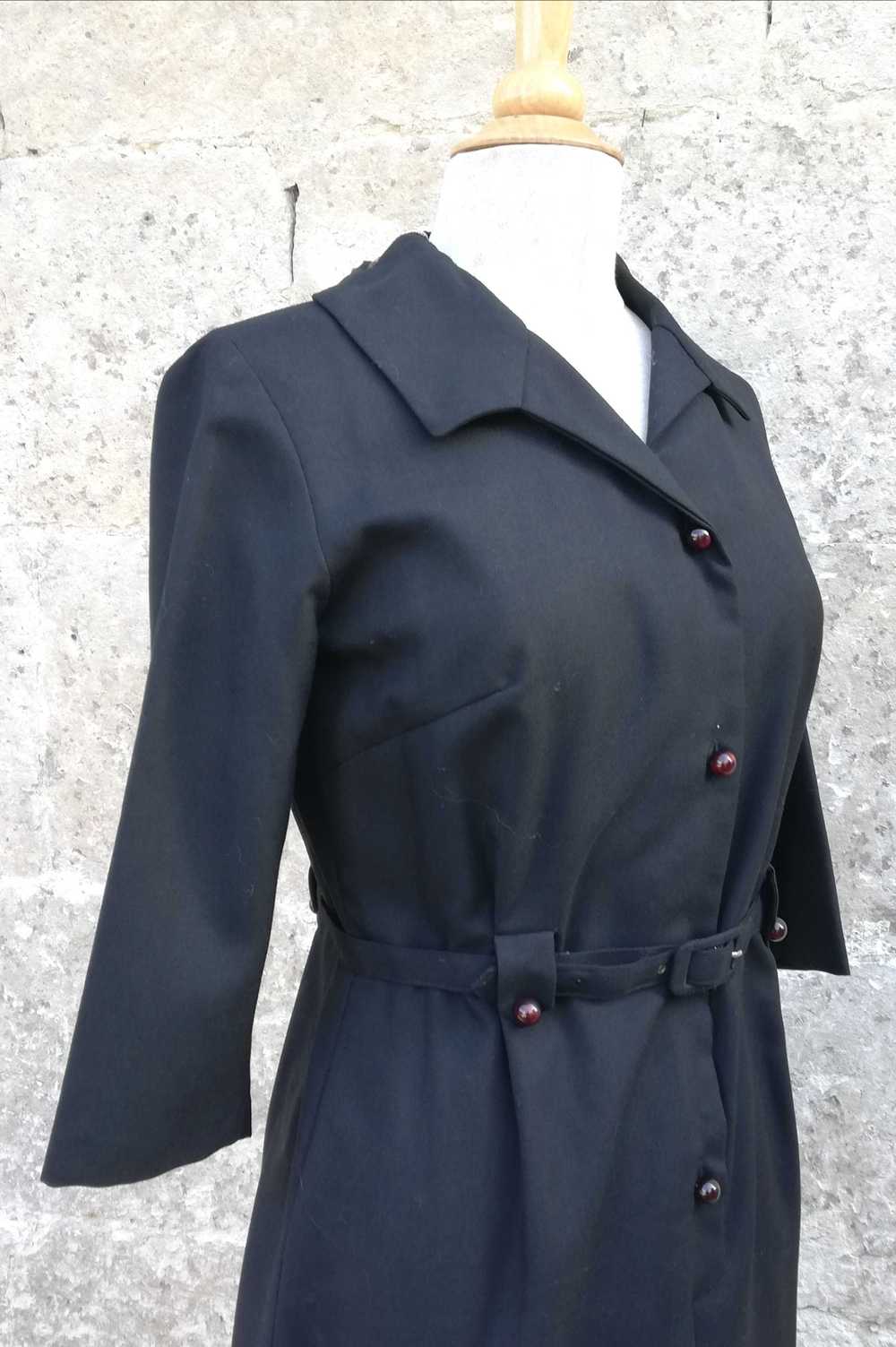 Cotton dress - Cotton dress, 50s black, never wor… - image 4