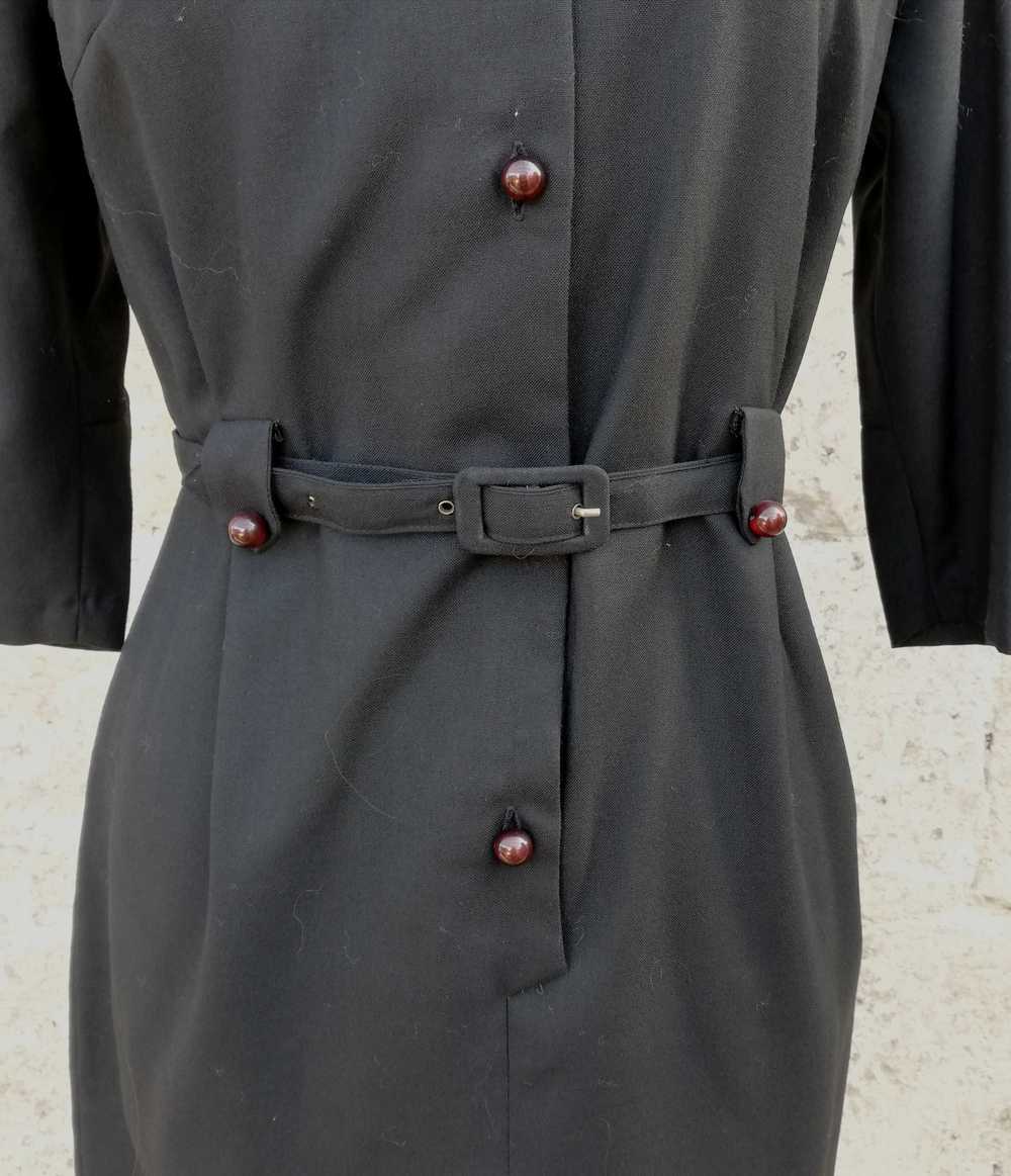 Cotton dress - Cotton dress, 50s black, never wor… - image 6