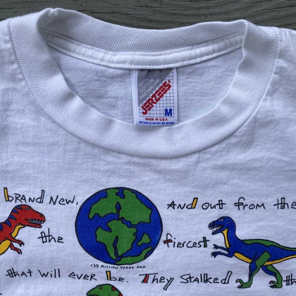 Animal Tee × Made In Usa × Vintage Vintage Dinosa… - image 3