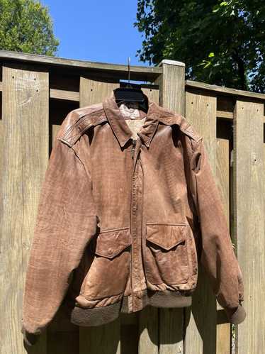 Leather Jacket × Vintage Vintage Traditional Leat… - image 1
