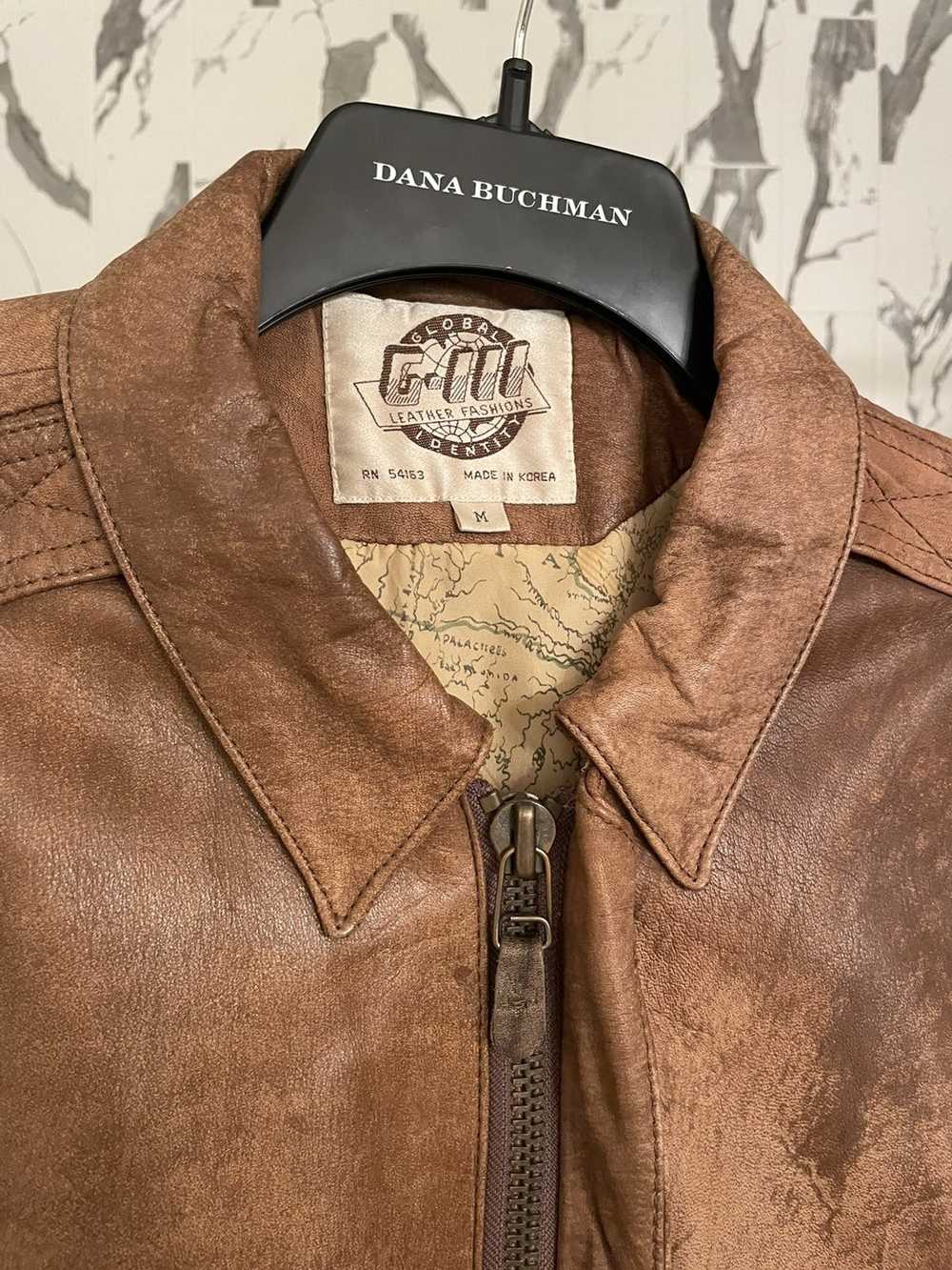 Leather Jacket × Vintage Vintage Traditional Leat… - image 2