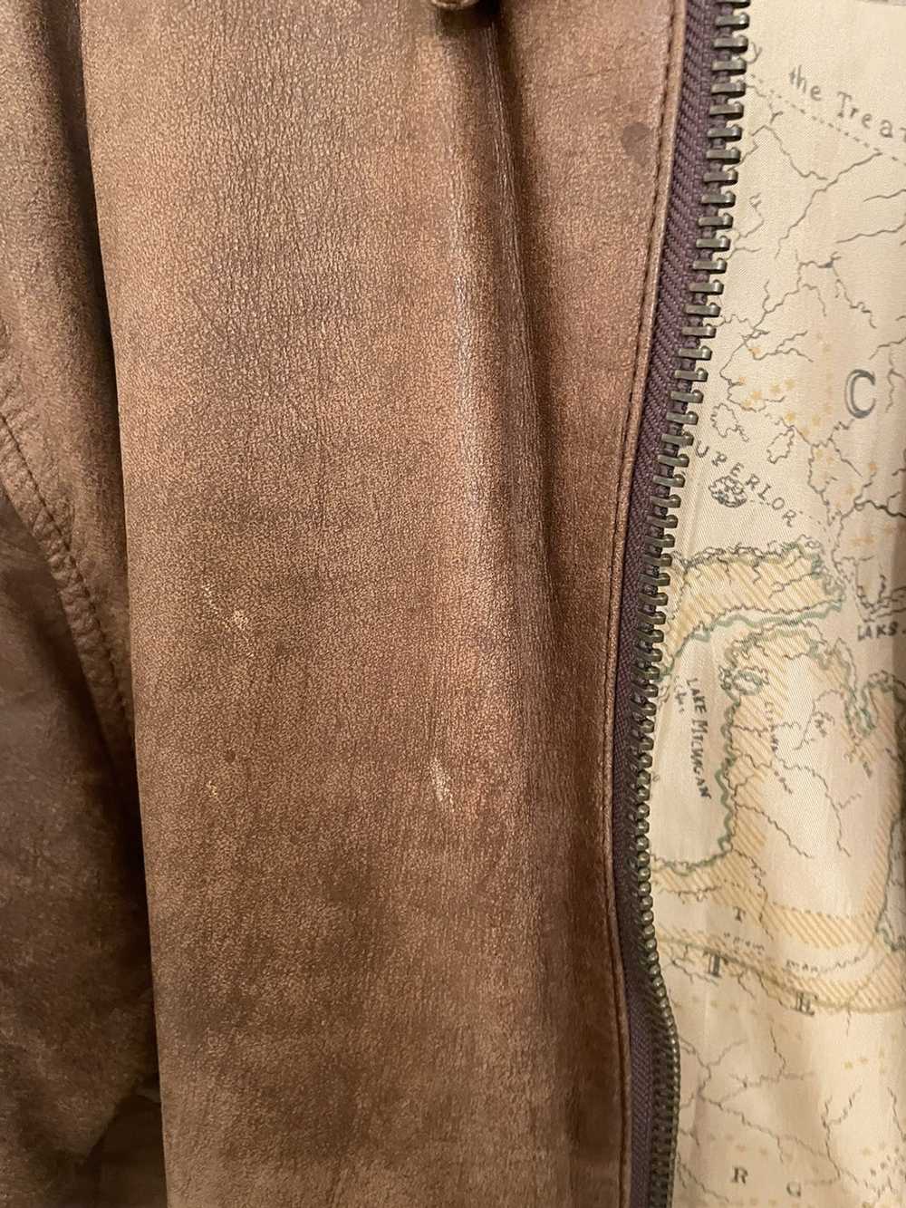 Leather Jacket × Vintage Vintage Traditional Leat… - image 8