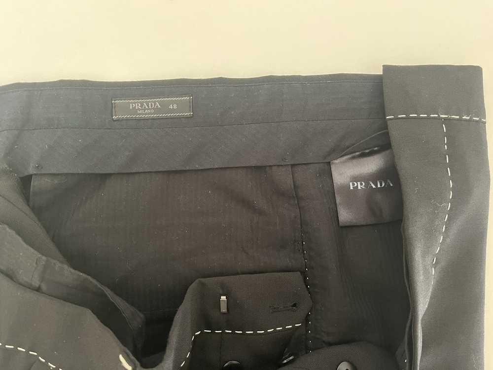 Prada Prada 2015 Contrast Stitch Trousers - image 8