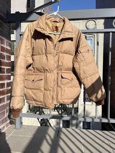 Levi's × Vintage 80's Tan Brown Puffer Jacket