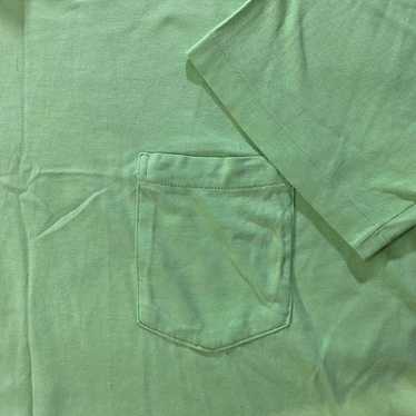 Blank × Gap × Vintage 90s Gap Blank T shirt. Lime 