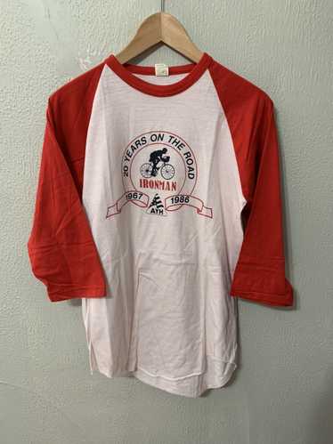 Tee × Tee Shirt × Vintage Vintage 1980s Ironman R… - image 1