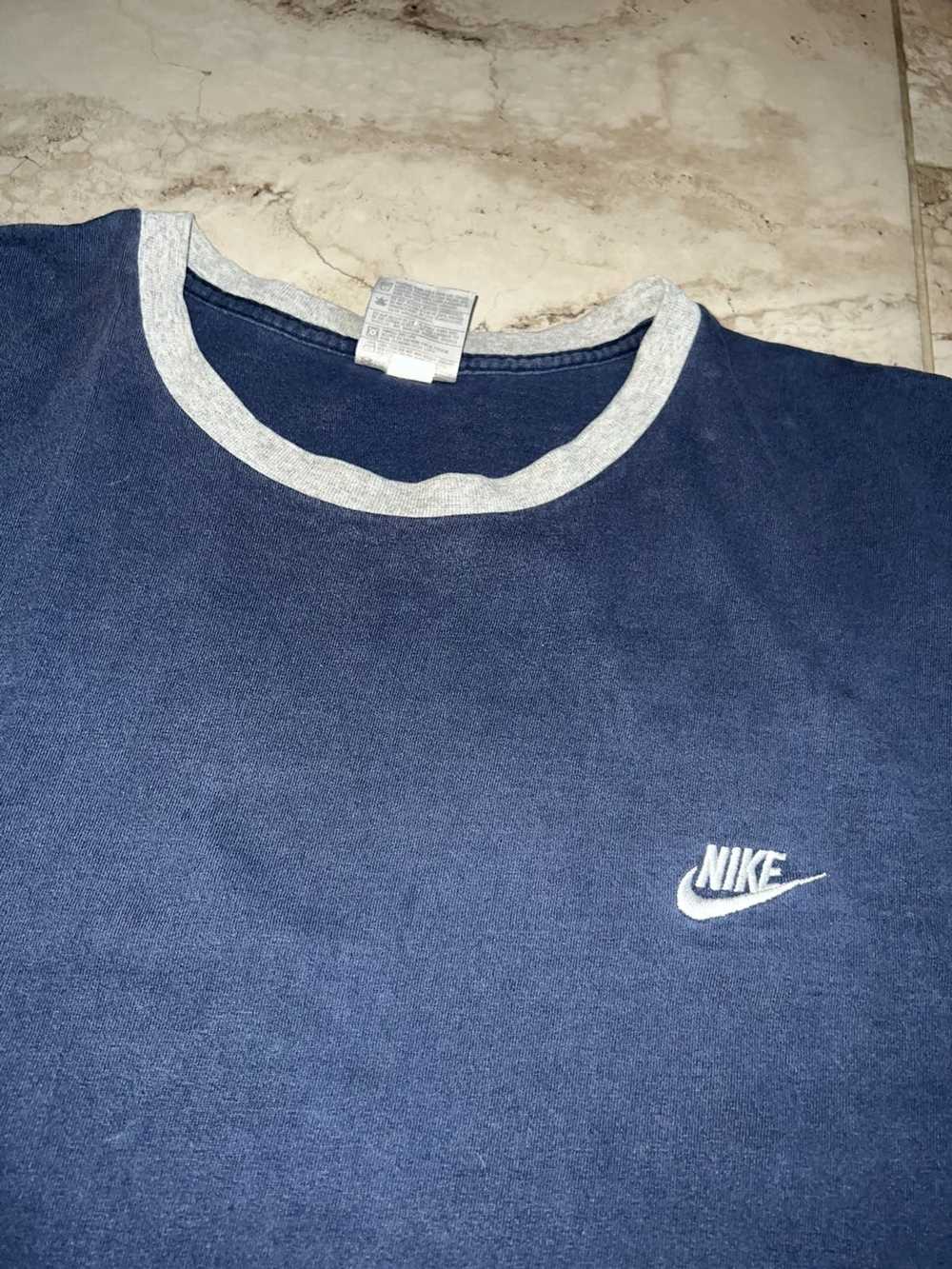 Nike × Sportswear × Vintage Vintage 00s Y2K Navy … - image 2