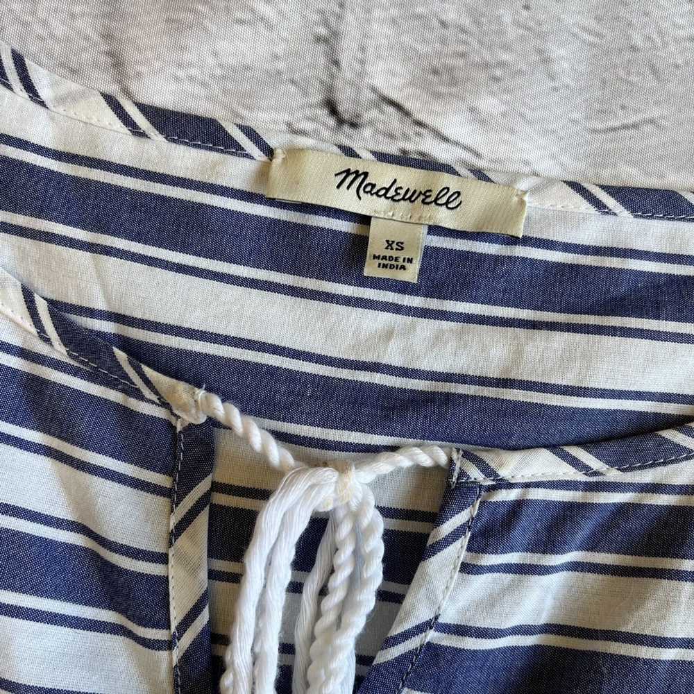 Madewell Madewell Stripe Lightweight Summer XS Bl… - image 2