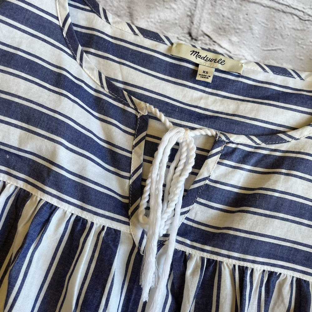 Madewell Madewell Stripe Lightweight Summer XS Bl… - image 3