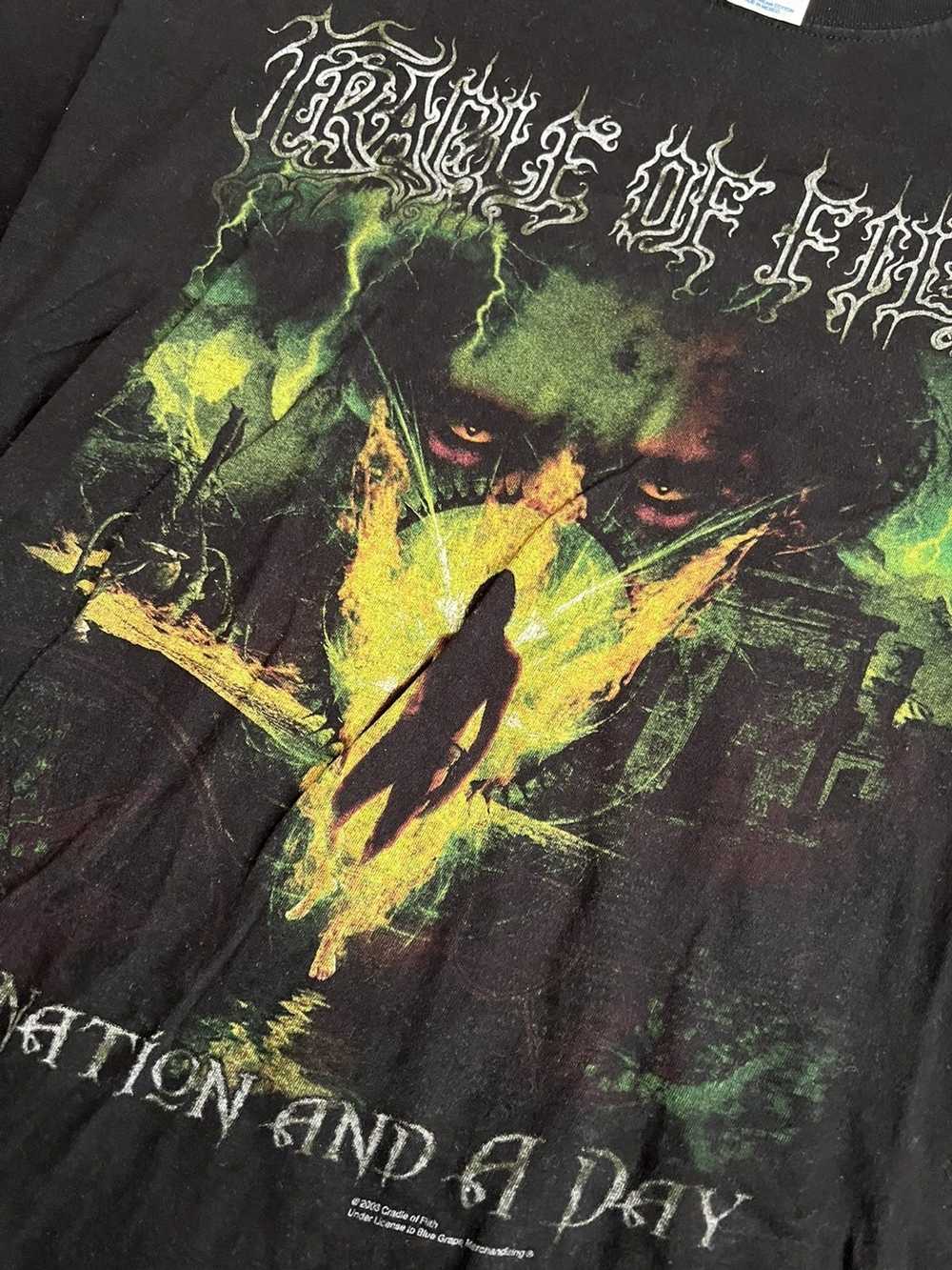 Streetwear × Vintage Vintage 2003 Cradle Of Filth… - image 2