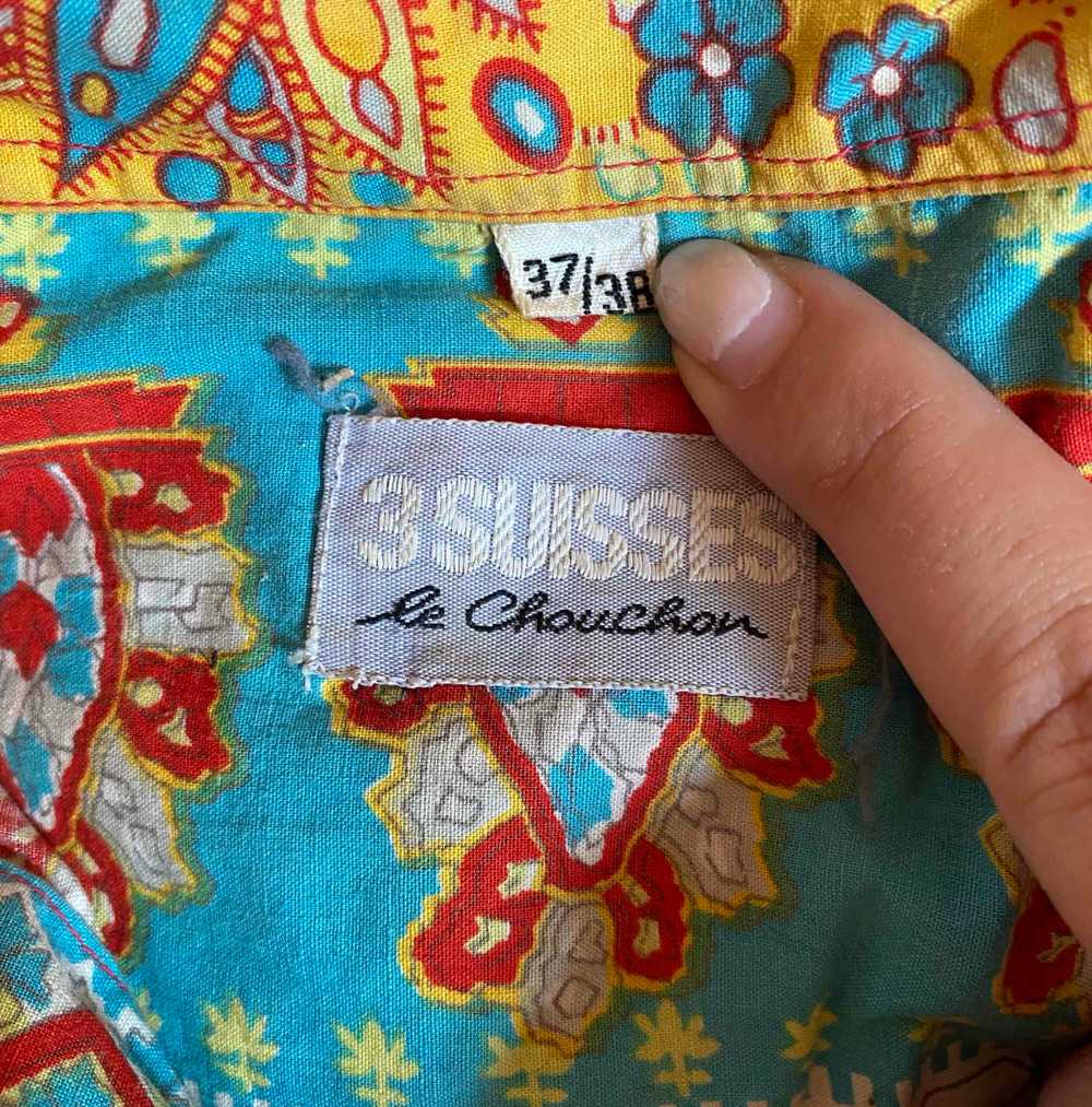 Chemise à motifs - Chemise vintage « Les 3 Suisse… - image 4