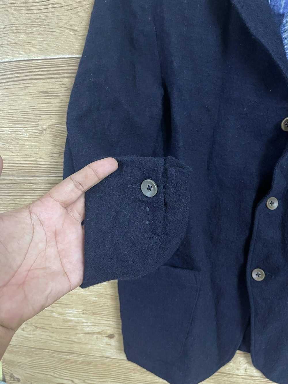 45rpm Vintage 45rpm Indigo Wool Coat Blazer M Fre… - image 2