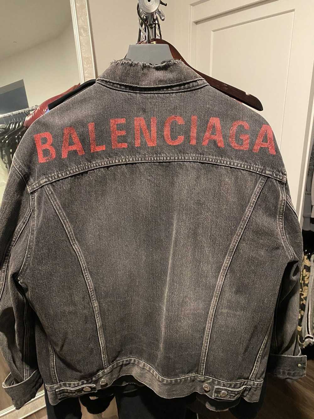 Balenciaga Balenciaga Oversized Jean Jacket - image 1