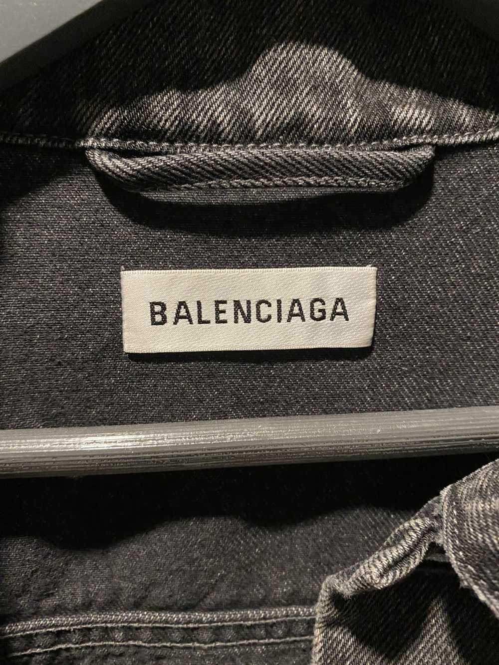 Balenciaga Balenciaga Oversized Jean Jacket - image 3