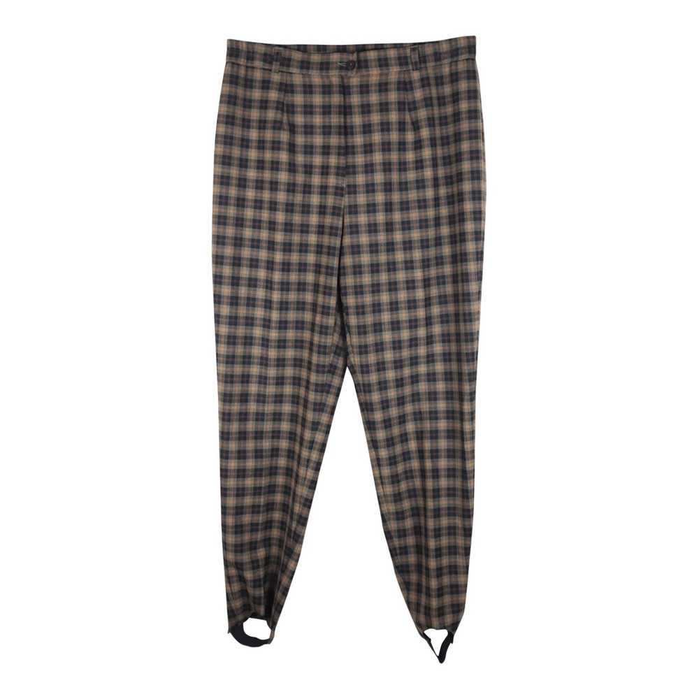 Pantalon fuseau à carreaux - image 1