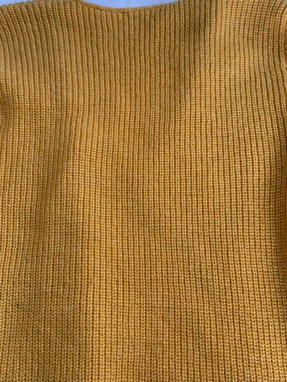 Cardigan en crochet - Cardigan en crochet jaune - image 4