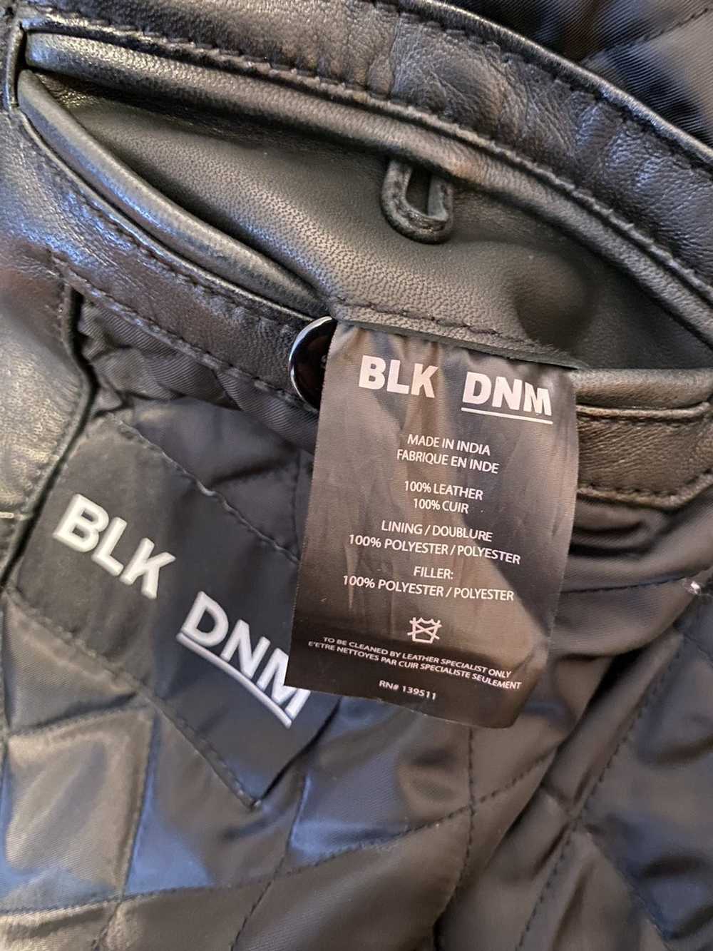 Blk Dnm BLK DNM leather jacket - image 6
