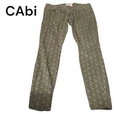 Other cabi Jeans Patterned Size 6 Skinny Jeans - image 1